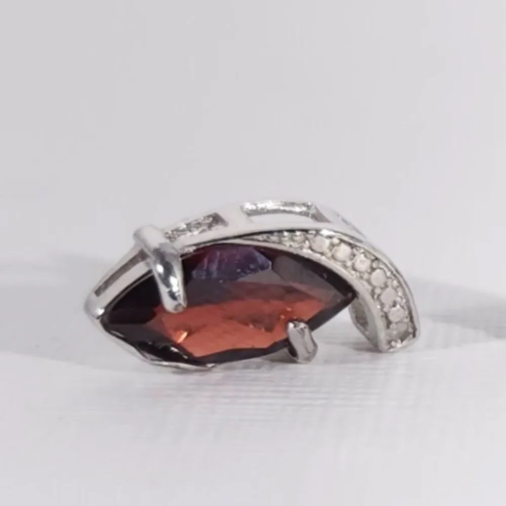 Garnet 3.4 Carats tw Earrings in Sterling Silver